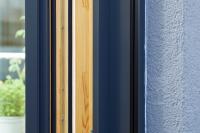 Oberfläche Holz-Aluminium-Fenster