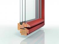 Holz-Fenster-Profil PaXpur Verbundfenster mit 3-fach Verglasung
