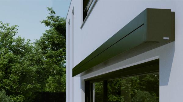 Markise Lux mit eckigem Kasten